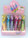 Cute cartoon creative silicone headband sequined six-color ballpoint pen details Picture
